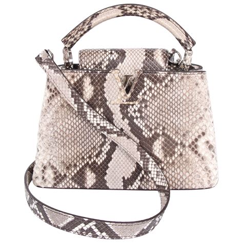 lv capucines bb python handle|capucines bb mother pearl.